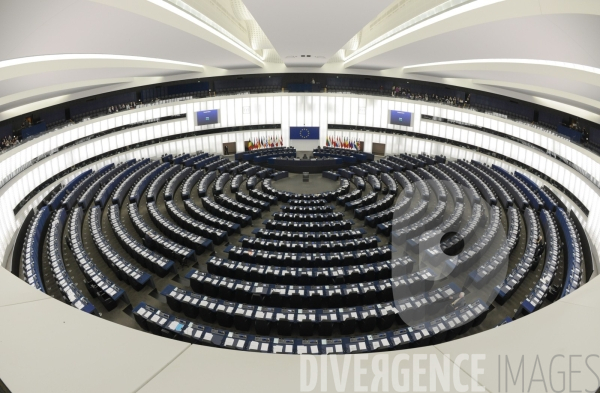 Le Parlement Européen de Strasbourg (hémicycle)