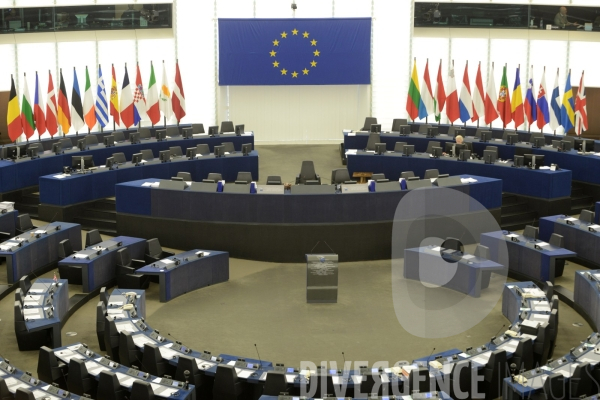 Le Parlement Européen de Strasbourg (hémicycle)