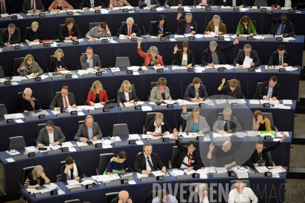 Le Parlement Européen de Strasbourg (hémicycle)