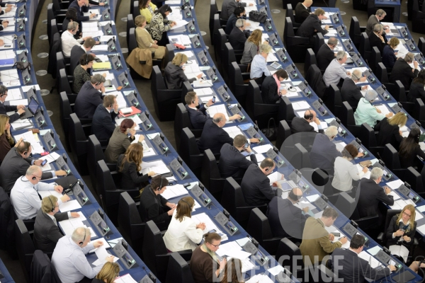 Le Parlement Européen de Strasbourg (hémicycle)