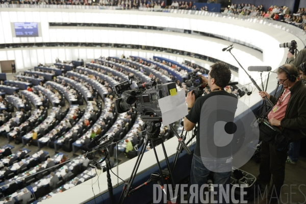 Le Parlement Européen de Strasbourg (hémicycle)