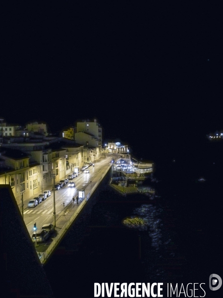 Marseille, vue depuis la plage des Catalans