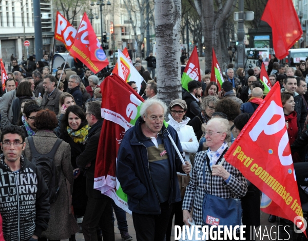 Meeting de la gauche a marseille
