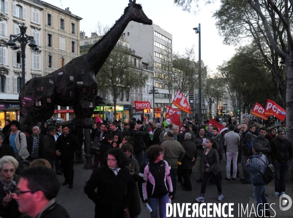 Meeting de la gauche a marseille