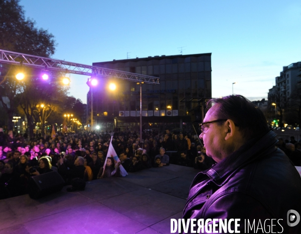 Meeting de la gauche a marseille