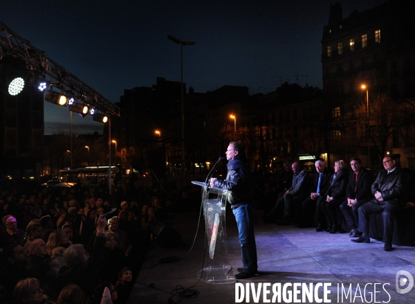 Meeting de la gauche a marseille