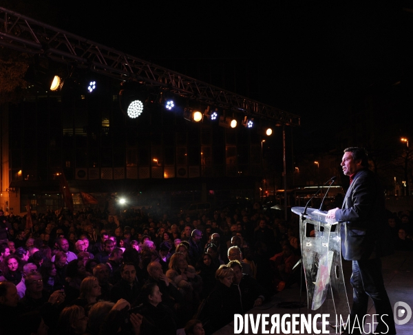 Meeting de la gauche a marseille