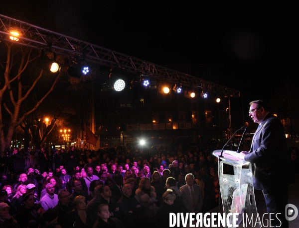 Meeting de la gauche a marseille