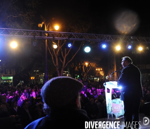 Meeting de la gauche a marseille