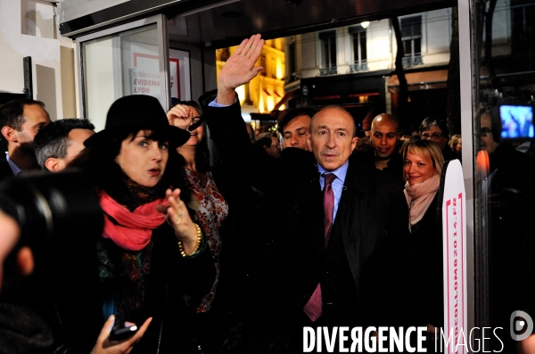 Election de Gérard Collomb à Lyon.