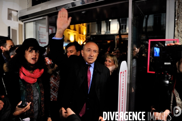 Election de Gérard Collomb à Lyon.