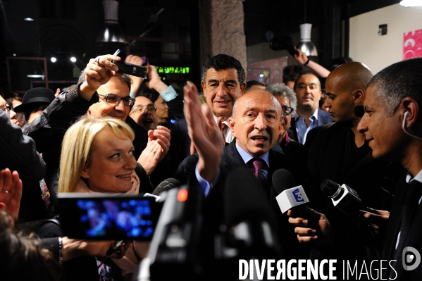 Election de Gérard Collomb à Lyon.