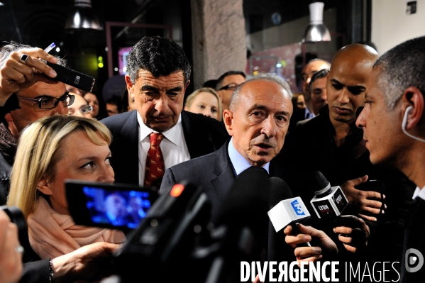 Election de Gérard Collomb à Lyon.