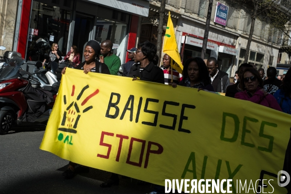Manifestation fin de trêve hivernale, Paris