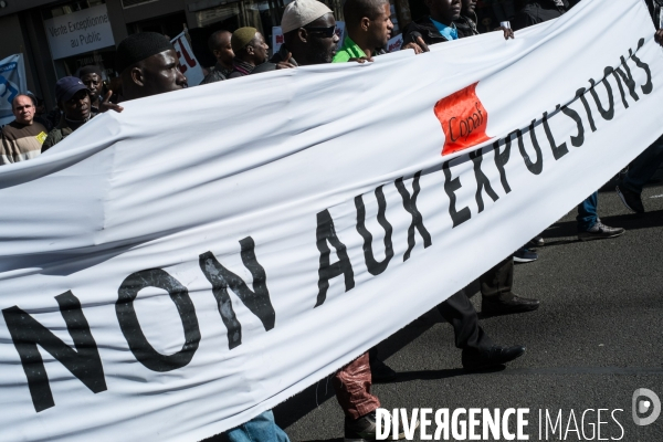 Manifestation fin de trêve hivernale, Paris