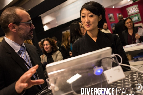 Pellerin visite le salon Silver Economy Expo, Paris