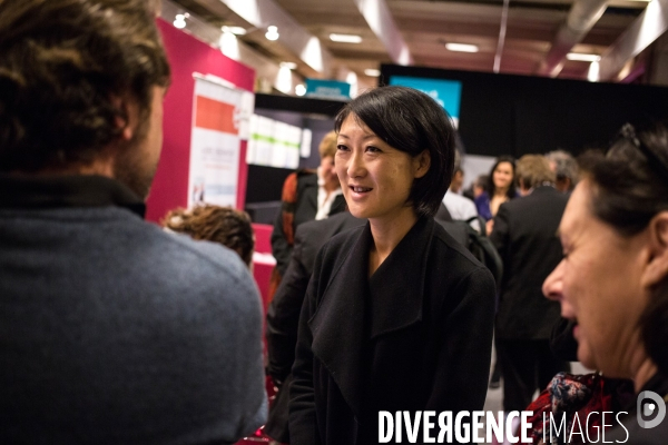 Pellerin visite le salon Silver Economy Expo, Paris