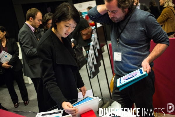 Pellerin visite le salon Silver Economy Expo, Paris