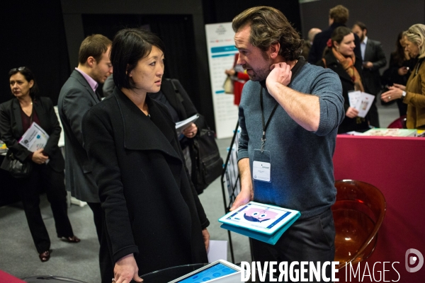 Pellerin visite le salon Silver Economy Expo, Paris