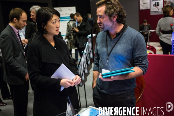 Pellerin visite le salon Silver Economy Expo, Paris