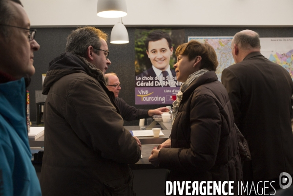 Gérald Darmanin, campagne pour une mairie