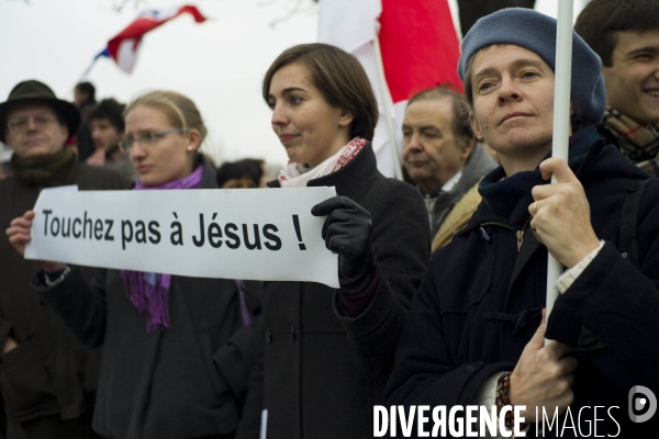 Manifestation contre Golgota Picnic