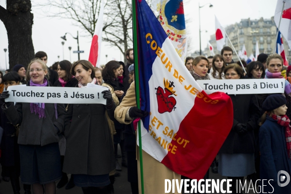 Manifestation contre Golgota Picnic