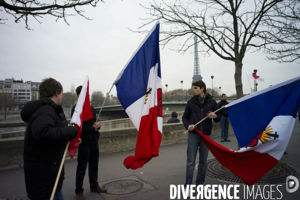 Manifestation contre Golgota Picnic