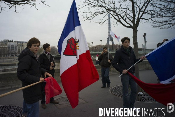 Manifestation contre Golgota Picnic