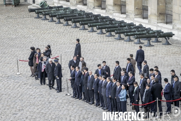 François Hollande accueille le président chinois Xi Jinping en visite d Etat