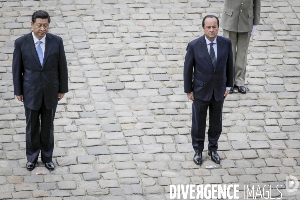 François Hollande accueille le président chinois Xi Jinping en visite d Etat