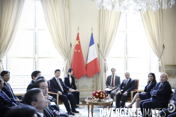 François Hollande accueille le président chinois Xi Jinping en visite d Etat