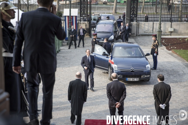 François Hollande accueille le président chinois Xi Jinping en visite d Etat