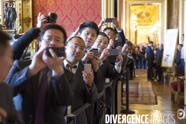 François Hollande accueille le président chinois Xi Jinping en visite d Etat