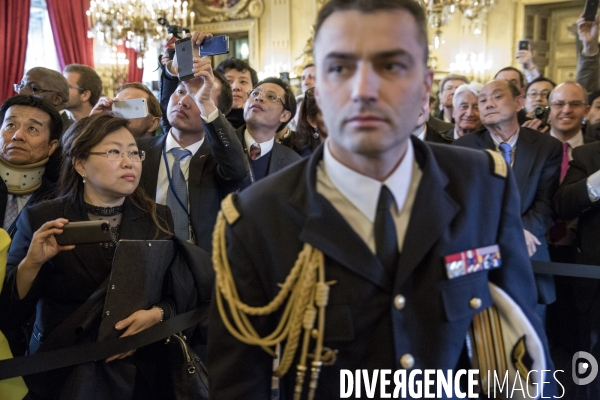 François Hollande accueille le président chinois Xi Jinping en visite d Etat