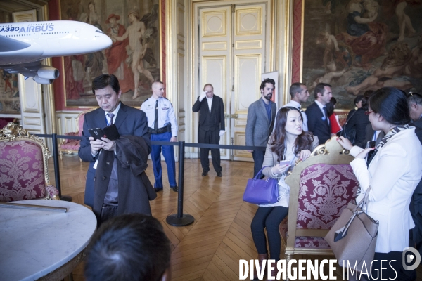 François Hollande accueille le président chinois Xi Jinping en visite d Etat