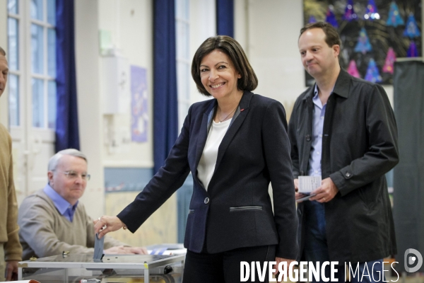 Anne Hidalgo, 2e tour des municipales à Paris