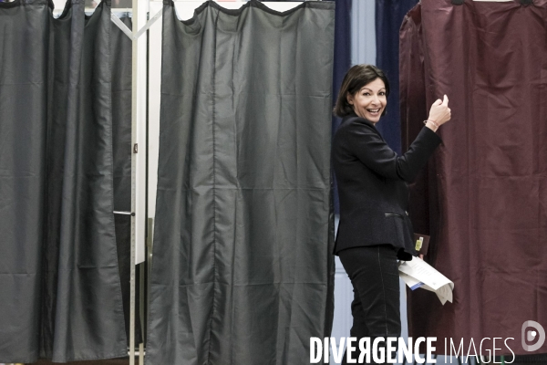 Anne Hidalgo, 2e tour des municipales à Paris
