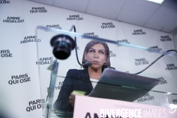 Anne Hidalgo, 2e tour des municipales à Paris