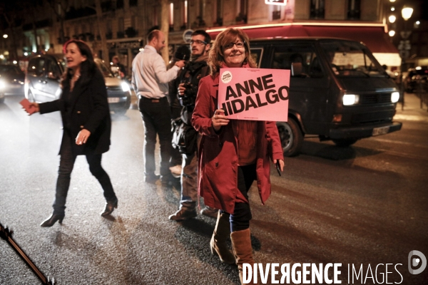 Anne Hidalgo, 2e tour des municipales à Paris