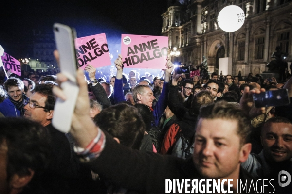 Anne Hidalgo, 2e tour des municipales à Paris