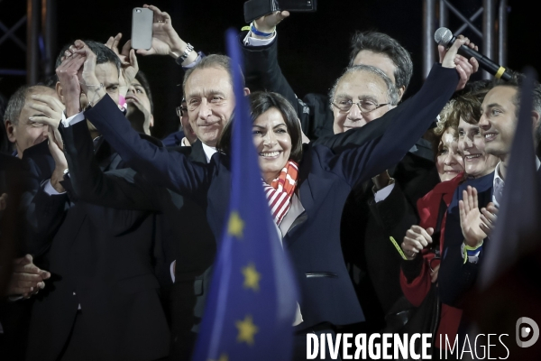 Anne Hidalgo, 2e tour des municipales à Paris