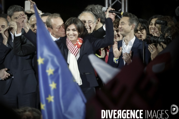 Anne Hidalgo, 2e tour des municipales à Paris