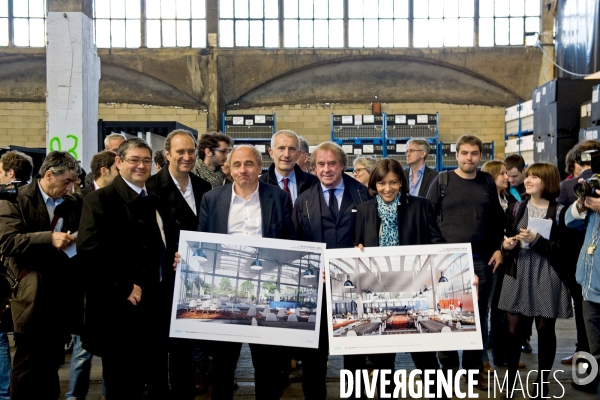 Visite du chantier de la Halle Freyssinet, futur   plus grand incubateur numerique du monde  