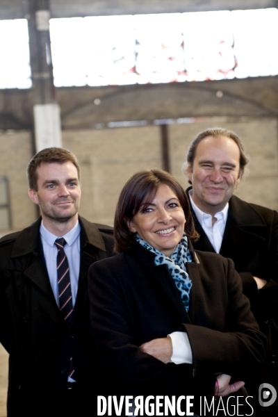 Visite du chantier de la Halle Freyssinet, futur   plus grand incubateur numerique du monde  