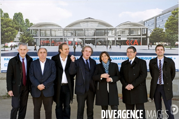 Visite du chantier de la Halle Freyssinet, futur   plus grand incubateur numerique du monde  