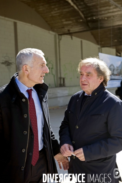 Visite du chantier de la Halle Freyssinet, futur   plus grand incubateur numerique du monde  