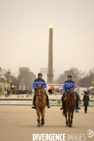 Garde républicaine.