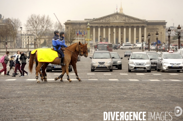 Garde républicaine.