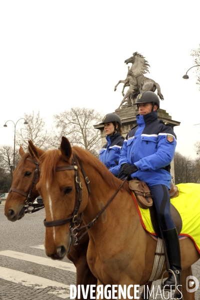 Garde républicaine.